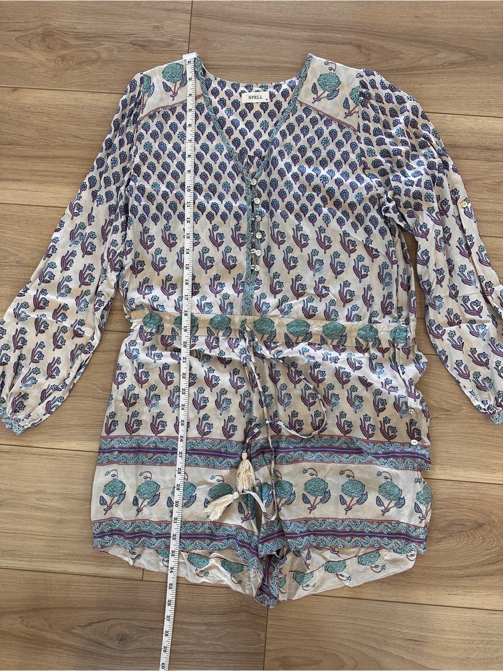 Spell Bohemian Royale Playsuit in Dusk - Picture 9 of 11